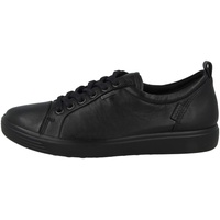 ECCO Damen Soft 7 W Sneaker, Schwarz, 38 EU