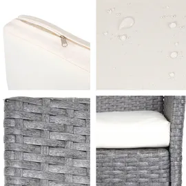 MCW Hamar Gartensessel 59 x 60 x 83 cm grau/creme 2 St.