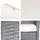 MCW Hamar Gartensessel 59 x 60 x 83 cm grau/creme 2 St.