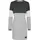 Oxmo Sweatkleid Grau L