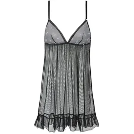 vivance by lascana Negligé Floral Schwarz 85