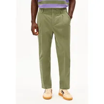 ARMEDANGELS TAAMIR PLEATED Regular Fit Chinohose Grün 32