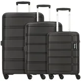 American Tourister summer splash 4 Rollen Kofferset 3-teilig black