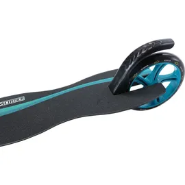 Star Scooter Alu City Tretroller klappbar ab 6 -7 Jahre | 205mm Wave Schwarz Schwarz