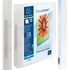 Exacompta Ringbuch Kreacover 1000μ, 2 Ringe 30 mm« Farbig sortiert 12 Stück