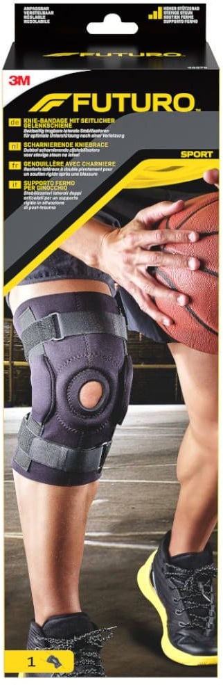 3MTM FuturoTM Sport Kniebandage mit seitlicher Gelenksschiene