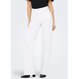 Only ONLMADISON BLUSH HW Wide DNM CRO NOOS White/White M(28)/30