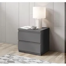 SchlafKONTOR Nachtschrank Olli 45 x 43,6 x 38 cm Grau