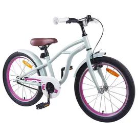 vidaXL Kinderfahrrad 18 Zoll Hellgrün
