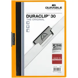 Durable Schnellhefter Duraclip A4 Orange 25 St.