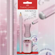 Faber-Castell Bleistift Sparkle Jumbo 3 St. mehrfarbig