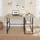Tectake tectake® Schreibtisch, Paisley 120x50x73,5cm Industrial Style, trapezförmiges Gestell, Seitenregal mit 2 Ablagefächern, 120 x 50 x 73,5 cm