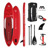 Aqua Marina All-Around SUP Board mit Reißverschlussrucksack Double Action-Pumpe LIQUID AIR Paddel Einschub-Mittelfinne Sicherheitsleine - versch. Ausführungen