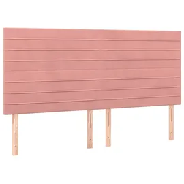 vidaXL Boxspringbett 180 x 200 cm Rosa