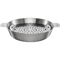 Fiskars Grillkorb Ø 30 cm Edelstahl schwarz