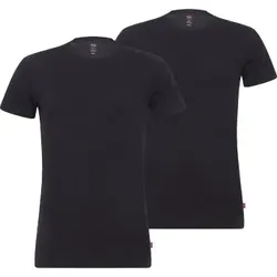 Levis 2P Base Crew Neck T-shirt Schwarz Baumwolle Large Herren