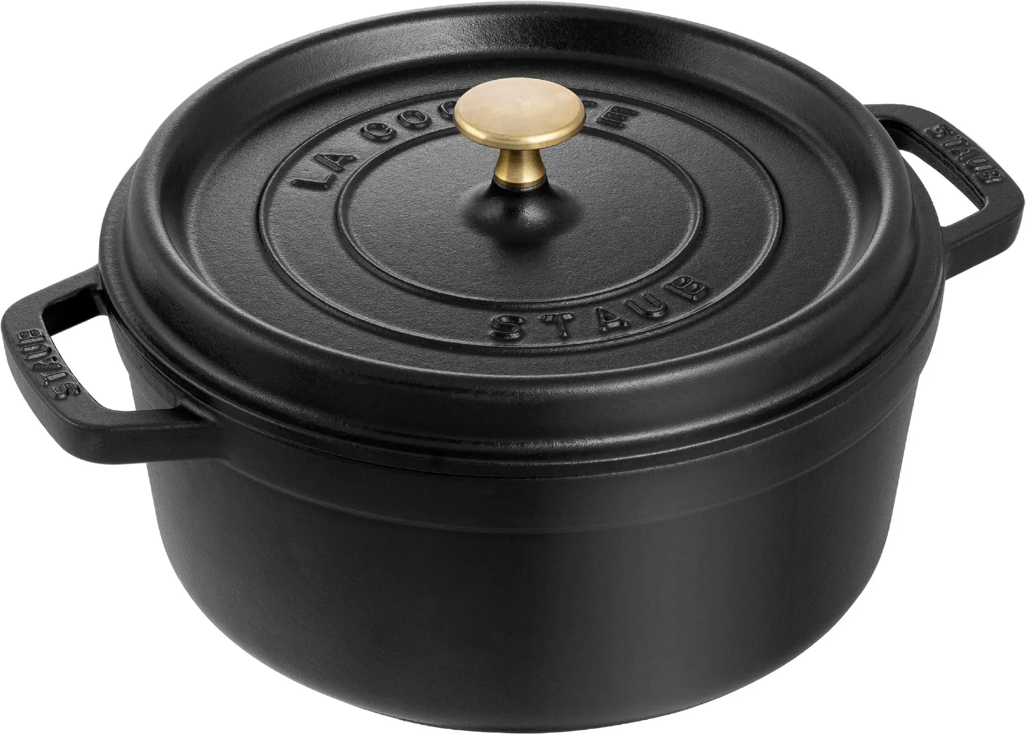 STAUB Bräter »Cocotte«, Gusseisen, (1 tlg.), robust, langlebig, perfekte Hitzeverteilung, Aromaregen-Deckel STAUB schwarz