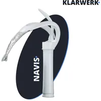 Klarwerk NAVIS Wasserfall Wasserhahn Bad Weiß