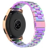 König Design Sport Ersatz Armband für Huawei Watch GT 3 46 mm Edelstahl Band Loop Neu (Edelstahl), Uhrenarmband, Mehrfarbig