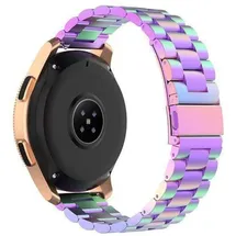 König Design Sport Ersatz Armband für Huawei Watch GT 3 46 mm Edelstahl Band Loop Neu (Edelstahl), Uhrenarmband, Mehrfarbig