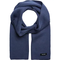 Modeschal JACK & JONES, Damen, blau (navy blazer), Strick, Materialmix, unifarben, casual,klassisch,modisch,sportlich, Modetücher