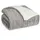 Blumtal Kuscheldecke 230 x 270 cm Grau/Weiß