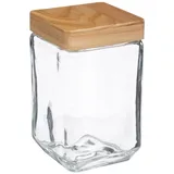 Five 5five - Glaskrug eckig deckel kiefer "pin" 1,7l