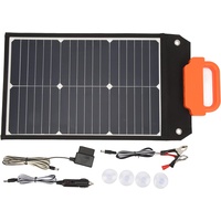 Aramox Solarpanel, 100W 18V Monokristallines Silizium Outdoor Tragbares Solarpanel Schnellladung für Boot Caravan RV Camping