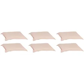 BEO Bankauflage 6 St. 1-er 100 x 50 x 5 cm beige
