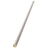 2000x Papier-Trinkhalme, weiß, 250x8mm, 3-lagig
