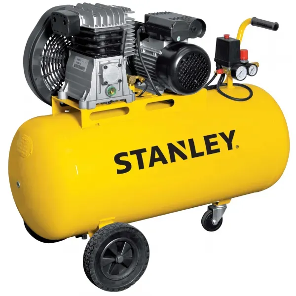 Stanley B 345/10/100 T - Elektrischer Kompressor mit Riemenantrieb - Motor 3 PS - 100 Lt