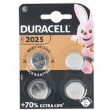 Duracell Knopfzelle CR 2025 3V 4 St. 165 mAh Lithium Elektro 2025