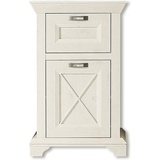 Forte Kashmir Kommode mit 1 Tür und 1 Schublade, Holzwerkstoff, Pinie Nachbildung B/H/T: ca. 73,3x114,5x46,2 cm