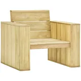 vidaXL Gartenstühle 2 Stk. 89x76x76 cm Imprägniertes Kiefernholz