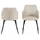 Actona 2er-Set Actona Stuhl Ilsa Stoff Beige