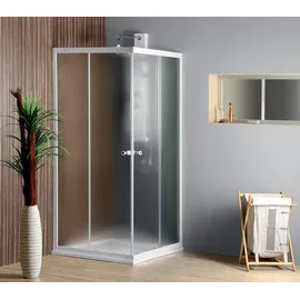 Aqualine ALAIN Duschabtrennung Quadrat rechts 80 x 185 cm 800x800mm