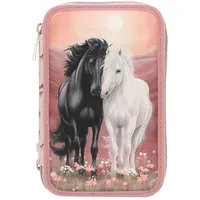 DEPESCHE Miss Melody 3 Fach Federtasche Blossom Pony