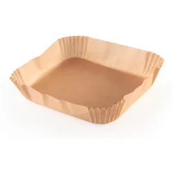 Backpapier Heißluftfritteuse Hellbraun 50 Stück