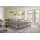 Stella Trading Boxspringbett – stone - H3/H4 - Microvelours - 180x200 cm
