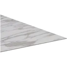 vidaXL Bodenplanken 55 pcs Weiß 5,11 m2 PVC