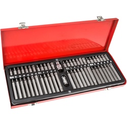 tectake Bit Set 54-tlg. - rot - 402445