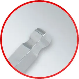 KS Tools Kugelkopf-Innensechskant-Winkelstiftschlüssel-Satz, extra lang, 9-tlg