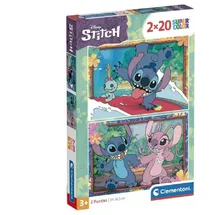 CLEMENTONI Clementoni® Puzzle Disney Stitch puzzle 2x20pcs, Puzzleteile