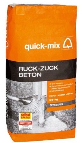 quick-mix ruck-zuck beton 25 kg