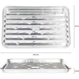 Vaily Grillpfanne 34,5 x 22 cm Aluminium silber