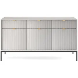 Feldmann-Wohnen Sideboard 154 x 83 x 39 cm Grau