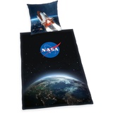 Herding NASA Weltraum, Bettwäsche-Set, Baumwolle, 80x80/135x200 cm