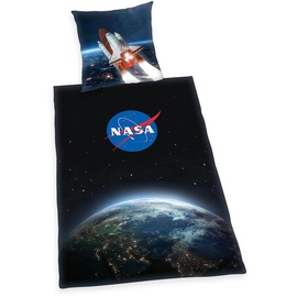 Herding NASA Weltraum, Bettwäsche-Set, Baumwolle, 80x80/135x200 cm