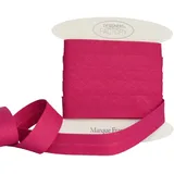 Schrägband baumwolle gefalzt - viele Farben erhältlich - Schrägband aus Baumwolle - Einfach zu nähen und ideal zum Veredeln Ihrer Kreationen (Um 10 meter, Fuchsia)