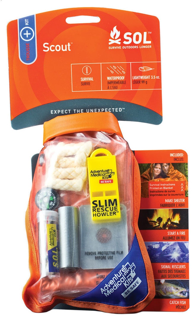 Klim S.O.L. Survival Pak EHBO-set, oranje, Eén maat Voorman